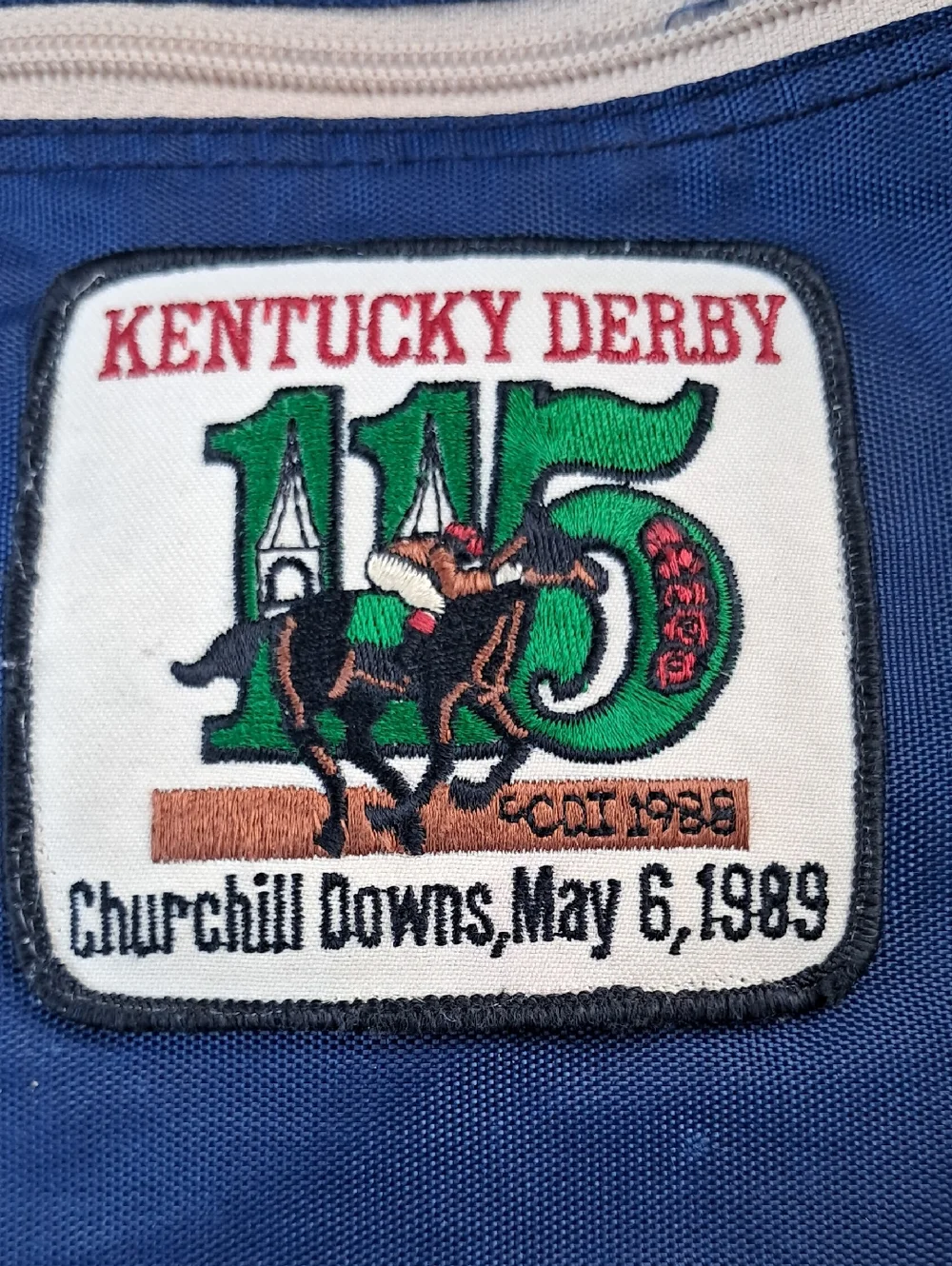 RARE VINTAGE 1989 Kentucky derby nylon bag